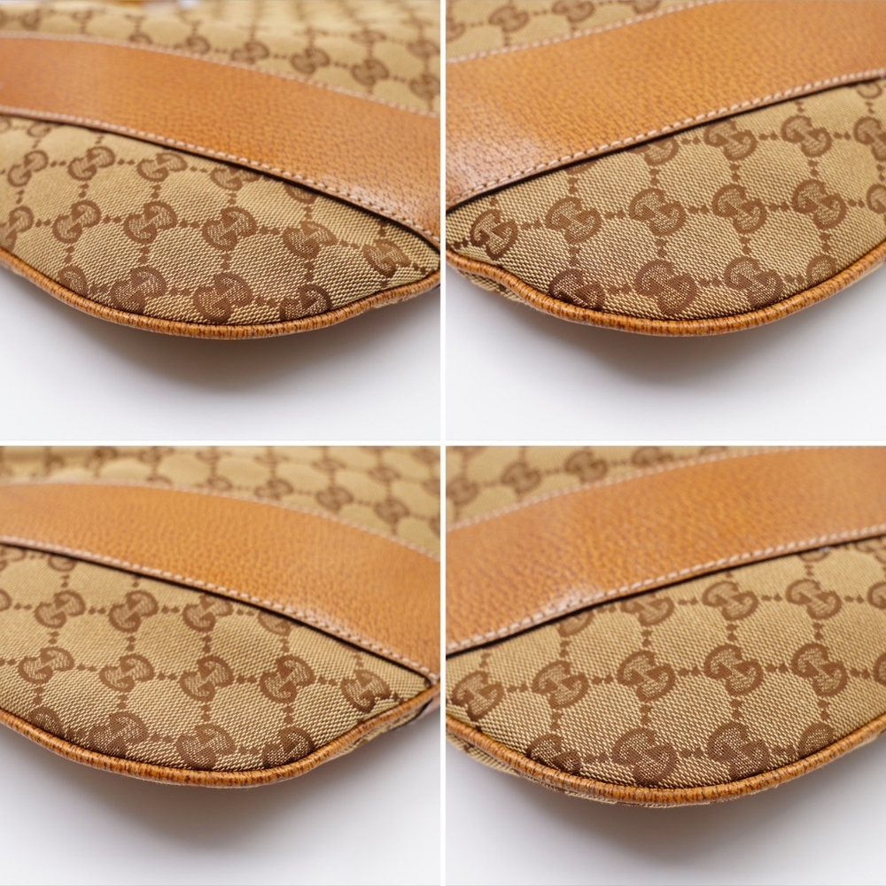 (MT292) Gucci GG Canvas Hobo Shoulder Bag - Picture 9 of 14
